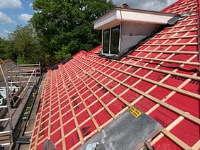 4 Schuine daken 4e stap